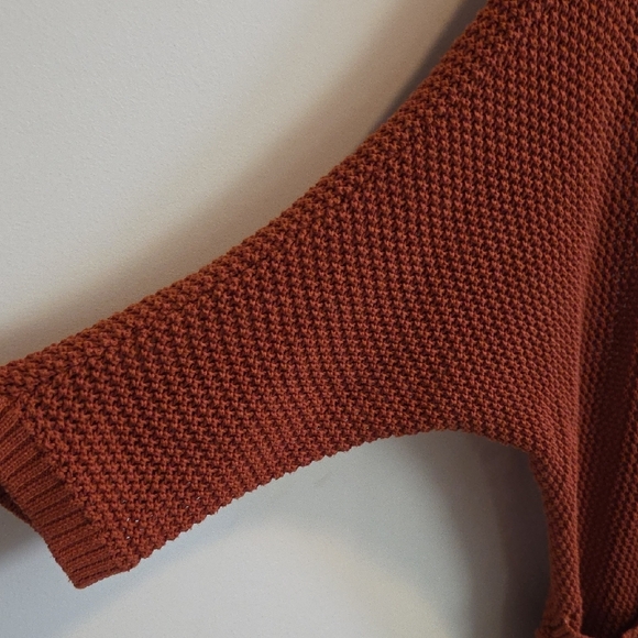 Forever 21 Open-Front Cardigan in Rich Rust - Picture 4 of 5